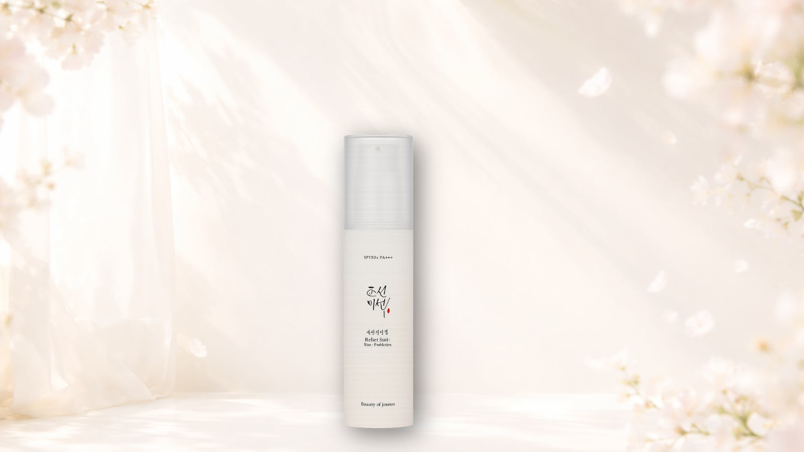 Jarní SPF vizuál s Beauty of Joseon Ginseng Sun Serum SPF 50+